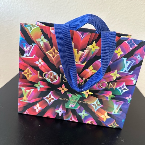 LV Louis Vuitton Small Multi Colored Shopping Bags - Picture 6 of 10